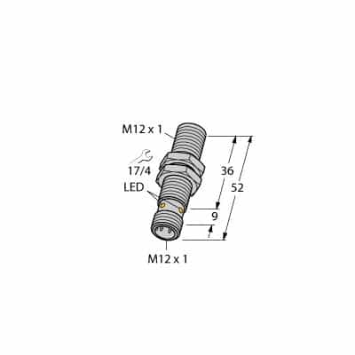 Turck BI4-M12-AP6X-H1141 - Turck Inductive Sensor Turck BI4-M12-AP6X-H1141 - Turck Inductive Sensor