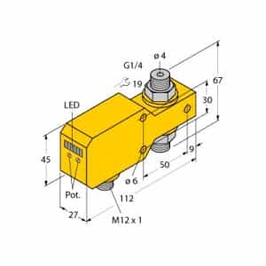 Turck FCI-D04A4P-LIX-H1141 - Turck Flow Monitor