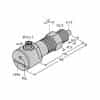 Turck FCS-GL1/2A4-AP8X-H1141/D090 - Turck Flow Snsr/Amp/Smrt Plg/EZTrk/Encdr