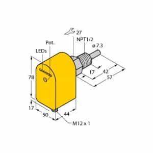 Turck FCS-N1/2A4P-LIX-H1141 - Turck Flow Meter