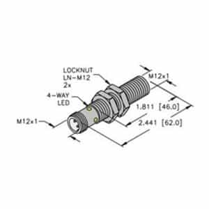 Turck BI3NF-EM12HE-AP6X2-H1141 - Turck Prox Sensors/Valve Pos. Sensors